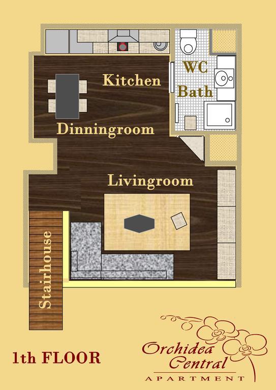 Orchidea Central Apartment Budapest Exteriör bild